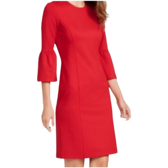 J. McLaughlin Red Long Sleeve Dress - Picture 15 of 16